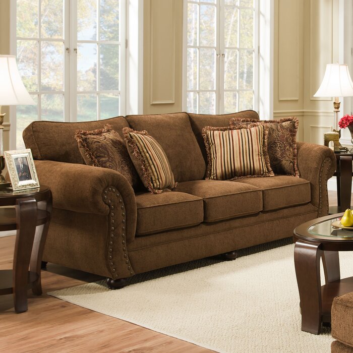 Freida 93" Rolled Arm Sofa & Reviews | Birch Lane